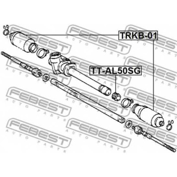 Подвеска рулевого управления FEBEST TT-AL50SG-1