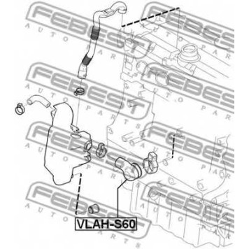 Трубопровод FEBEST VLAH-S60-1
