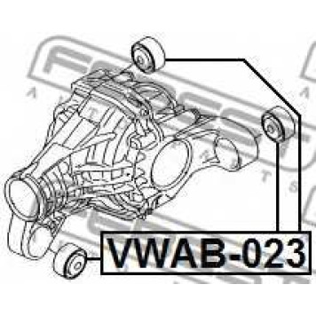 Опора, дифференциал FEBEST VWAB-023-1