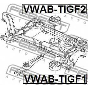 Втулка балки моста FEBEST VWAB-TIGF2-1