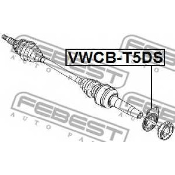 Подшипник приводного вала FEBEST VWCB-T5DS-1
