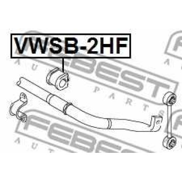 Опора стабилизатора FEBEST VWSB-2HF-1