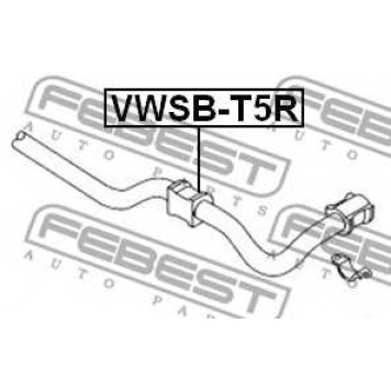 Опора стабилизатора FEBEST VWSB-T5R-1