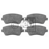 Колодки тормозные дисковые передний для MERCEDES CITAN Mixto, CITAN / NISSAN MICRA, NOTE / RENAULT CAPTUR, CLIO, DUSTER, KANGOO Express, LOGAN EXPRESS, MODUS <b>FEBI BILSTEIN 16523</b>