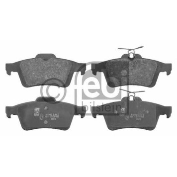 Колодки тормозные дисковые задний для FORD C-MAX, FOCUS, KUGA, TRANSIT CONNECT / MAZDA 2, 3, 5 / VOLVO C30, C70, S40, V50 <b>FEBI BILSTEIN 16718</b>