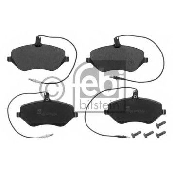 Колодки тормозные дисковые передний для CITROEN C5(RD#,TD#), C6(TD#) / PEUGEOT 407(6C#,6D#,6E#) <b>FEBI BILSTEIN 16829</b>