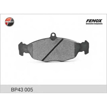 Колодки тормозные дисковые передний для DAEWOO LANOS, NEXIA / OPEL ASTRA, COMBO, CORSA, KADETT, TIGRA, VECTRA <b>FENOX BP43005 / 20547</b>