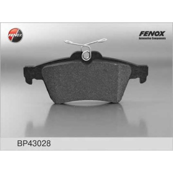 Колодки тормозные дисковые задний для MAZDA 3(BK) <b>FENOX BP43028 / 24137</b>