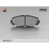 Колодки тормозные дисковые передний для SUBARU TREZIA / TOYOTA ALLION, AURIS, COROLLA, MATRIX, URBAN CRUISER, VERSO S, YARIS <b>FENOX BP43071 / 24336</b>