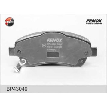 Колодки тормозные дисковые передний для TOYOTA AVENSIS(T25,T25#), COROLLA(R1#,ZER#,ZZE12#) <b>FENOX BP43049</b>