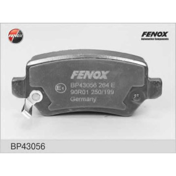 Колодки тормозные дисковые задний для CHEVROLET CORSA / KIA VENGA / OPEL ASTRA, COMBO, CORSA, MERIVA, ZAFIRA <b>FENOX BP43056</b>