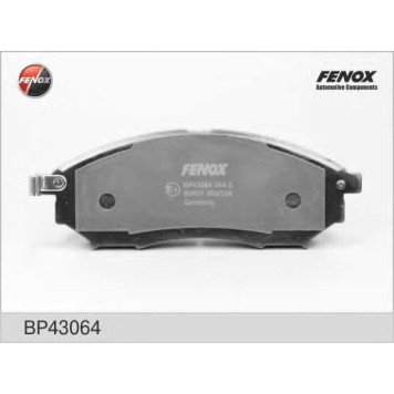 Колодки тормозные дисковые передний для INFINITI EX, G, M / NISSAN CEDRIC, MURANO, NAVARA, PATHFINDER, QASHQAI / RENAULT KOLEOS <b>FENOX BP43064</b>