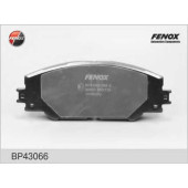 Колодки тормозные дисковые передний для TOYOTA AURIS, PRIUS PLUS, RAV 4 <b>FENOX BP43066</b>