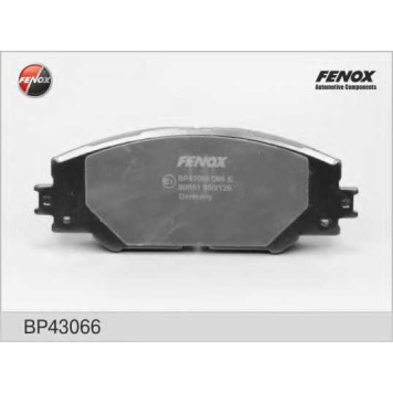 Колодки тормозные дисковые передний для TOYOTA AURIS, PRIUS PLUS, RAV 4 <b>FENOX BP43066</b>