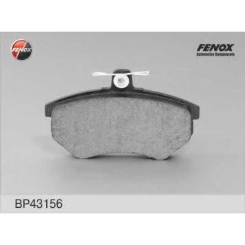 Колодки тормозные дисковые передний для VW GOLF(19E,1E7,1G1,1H1,1H5), JETTA(165,19E,1G2), PASSAT(32B,35I,3A2,3A5), SCIROCCO(53B), VENTO(1H2) <b>FENOX BP43156</b>