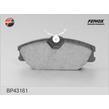 Колодки тормозные дисковые передний для RENAULT CLIO, LAGUNA, MEGANE, SAFRANE, SCENIC <b>FENOX BP43161</b>