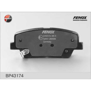 Колодки тормозные дисковые задний для HYUNDAI EQUUS / CENTENNIAL, GENESIS(BH), SANTA FE(CM,DM) / KIA BORREGO, SORENTO(XM) <b>FENOX BP43174</b>