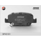 Колодки тормозные дисковые задний для TOYOTA AURIS, COROLLA <b>FENOX BP43181</b>