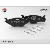 Колодки тормозные дисковые передний для VW CADDY, GOLF, JETTA, PASSAT, SANTANA, SCIROCCO, VENTO <b>FENOX BP43193</b>