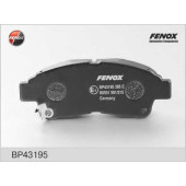 Колодки тормозные дисковые передний для TOYOTA CALDINA, CAMRY, CARINA E, CARINA, CELICA, COROLLA, CRESTA, GAIA, RAV 4 <b>FENOX BP43195</b>