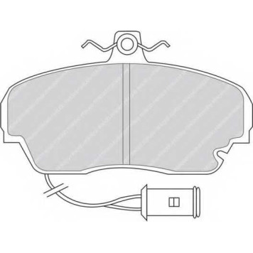 Колодки тормозные дисковые передний <b>FERODO FDB443 / 20083</b>