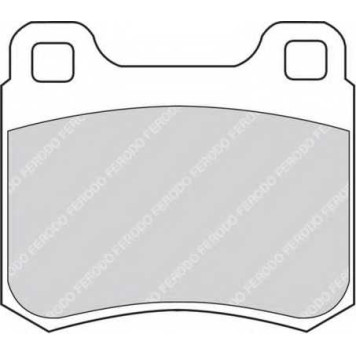 Колодки тормозные дисковые задний для MERCEDES (W124), 190(W201), C(W202), COUPE(C124), E(C124,S124,W124) / TOYOTA LAND CRUISER 100(FZJ1#,UZJ1#) <b>FERODO FDB979 / 20687</b>