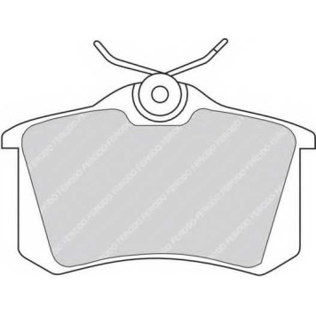 Колодки тормозные дисковые задний для AUDI 80 / PEUGEOT 405 / RENAULT MEGANE / VW CORRADO, GOLF, JETTA, PASSAT, POLO, SCIROCCO, VENTO <b>FERODO FDB541 / 20961</b>