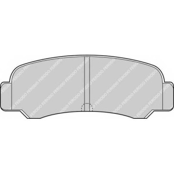 Колодки тормозные дисковые задний для TOYOTA COROLLA FX(E8B), COROLLA(#E8#,AE86) <b>FERODO FDB283 / 21046</b>