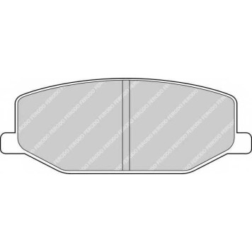 Колодки тормозные дисковые передний для SUZUKI JIMNY(FJ), SAMURAI(SJ), SJ 410, SJ 413, SUPER CARRY(ED) <b>FERODO FDB396 / 21142</b>