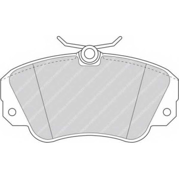 Колодки тормозные дисковые передний для OPEL OMEGA(16#, 17#, 19#, 21#, 22#, 23#, 25#, 26#, 27#, 66#, 67#), SENATOR(29#) <b>FERODO FDB686 / 21368</b>