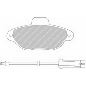 Колодки тормозные дисковые передний для FIAT PUNTO(176, 176C, 176L, 188, 188AX), SEICENTO(187, 287) / LANCIA Y(840A) <b>FERODO FSL925 / 21436</b>