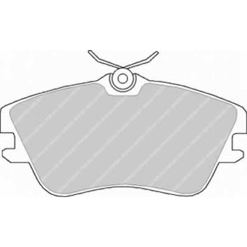 Колодки тормозные дисковые передний для VW TRANSPORTER(70XA, 70XB, 70XC, 70XD, 7DB, 7DK, 7DW) <b>FERODO FVR970 / 21479</b>