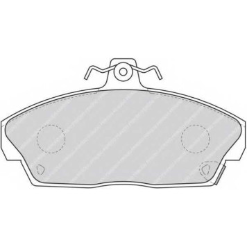 Колодки тормозные дисковые передний для HONDA CIVIC(EJ, EK, EM2, EP, ES, EU, EV, MA, MB, MC), CONCERTO(HW, HWW, MA) <b>FERODO FDB613 / 21515</b>