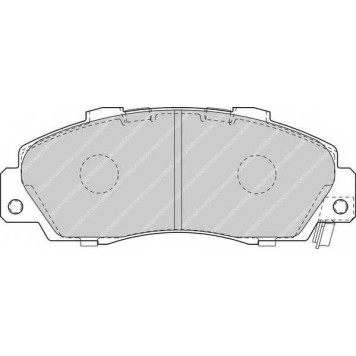 Колодки тормозные дисковые передний для ACURA NSX / HONDA ACCORD, CIVIC, CR, HR, INTEGRA, NSX, PRELUDE, STEPWGN <b>FERODO FDB1505 / 21651</b>