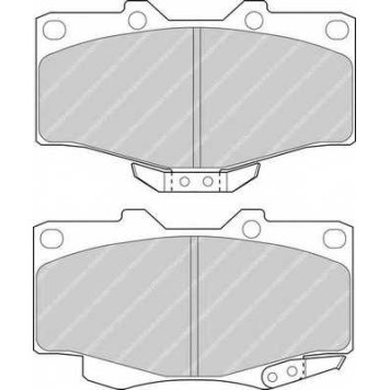 Колодки тормозные дисковые передний для TOYOTA 4 RUNNER, HILUX, LAND CRUISER 90, LAND CRUISER / VW TARO <b>FERODO FDB797 / 21679</b>