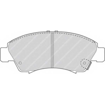 FERODO FDB777 - колодки тормозные, передние