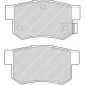 Колодки тормозные дисковые задний для ACURA LEGEND / FIAT SEDICI / HONDA ACCORD, CIVIC, CR, CR-Z, ELEMENT, INSIGHT, INSPIRE, INTEGRA, JAZZ, LEGEND, ODYSSEY, PRELUDE, S2000, SHUTTLE, STREAM / SUZUKI SWIFT, SX4 <b>FERODO FDB956 / 21719</b>