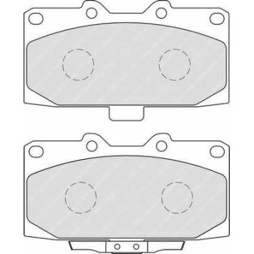 Колодки тормозные дисковые передний для SUBARU IMPREZA(GC,GD,GF,GFC,GG) <b>FERODO FDB1982 / 21854</b>