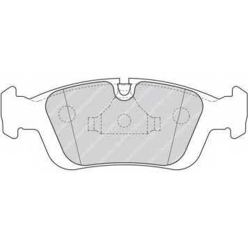 FERODO FDB1300 - колодки тормозные, передние