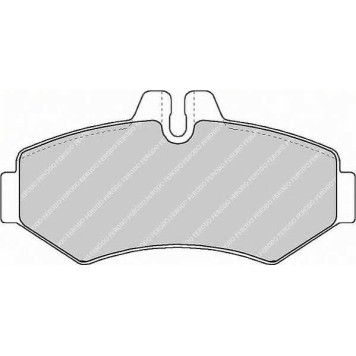 Колодки тормозные дисковые задний для MERCEDES G(W460, W461, W463), SPRINTER(901, 902, 903, 904, 909) / VW LT(2, 2DA, 2DB, 2DC, 2DD, 2DE, 2DF, 2DH, 2DK) <b>FERODO FVR1306 / 23021</b>