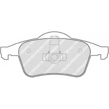 Колодки тормозные дисковые задний для VOLVO C70, S60, S70(LS), S80(TS,XY), V70(LV,SW), XC70 CROSS COUNTRY <b>FERODO FDB1383 / 23075</b>