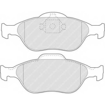 FERODO FDB1394 - колодки тормозные, передние
