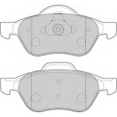 Колодки тормозные дисковые передний для RENAULT LAGUNA(BG0/1#, BT0/1, DT0/1, KG0/1#, KT0/1), TWINGO(CN0#), WIND(E4M#) <b>FERODO FDB1440 / 23215</b>