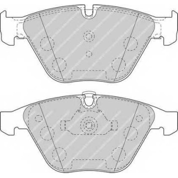 FERODO FDB4191 - колодки тормозные, передние