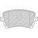Колодки тормозные дисковые задний для AUDI A4(8E2, 8E5, 8EC, 8ED, 8H7, 8HE, B6, B7), A6(4B2, 4B5, 4F2, 4F5, 4FH, C5, C6), A8(4E#) <b>FERODO FDB1655 / 23326</b>