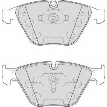 Колодки тормозные дисковые передний для BMW 3(E90,E91,E92,E93), X1(E84), Z4(E89) <b>FERODO FDB4221 / 23347</b>-1