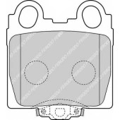 Колодки тормозные дисковые задний для LEXUS GS, IS SportCross, IS, SC / TOYOTA ALTEZZA GITA, ALTEZZA <b>FERODO FDB1610 / 23429</b>