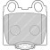 Колодки тормозные дисковые задний для LEXUS GS, IS SportCross, IS, SC / TOYOTA ALTEZZA GITA, ALTEZZA <b>FERODO FDB1610 / 23429</b>