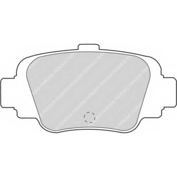 Колодки тормозные дисковые задний для NISSAN MICRA(K11) <b>FERODO FDB992 / 23454</b>