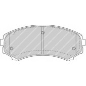 FERODO FDB1603 - колодки тормозные, передние